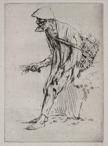 Prodejce červeného pupenu od Alphonse Legros