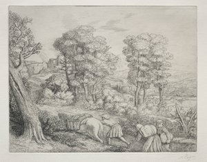 Návrat na farmu od Alphonse Legros