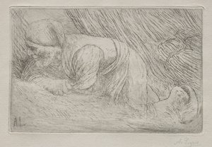 Oksien keräilijät. od Alphonse Legros
