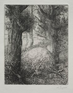 Galské pohřební mohyly. od Alphonse Legros