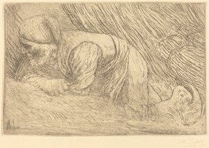 Sběrač větviček Le fagotier. od Alphonse Legros