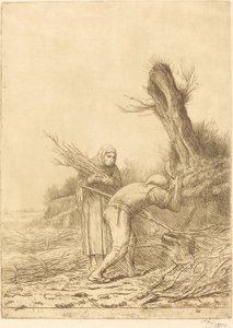 Twig-makers Twigmakers. od Alphonse Legros
