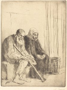 Dva žebráci Dva žebráci. od Alphonse Legros