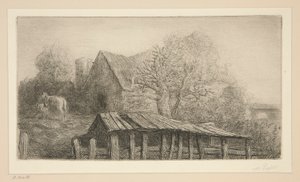 Starý hostinec od Alphonse Legros