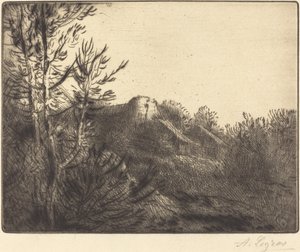 Pohled na farmu Valoux Farm. od Alphonse Legros
