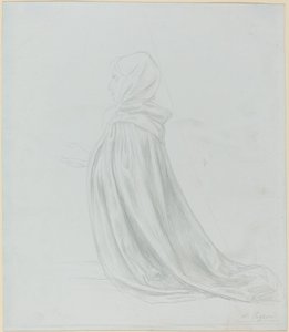 Žena v plášti od Alphonse Legros