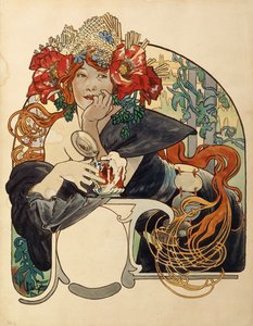 pivo meuse, od Alphonse Mucha