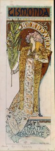 Gismonda s herečkou Sarah Bernhardtovou ... od Alphonse Marie Mucha