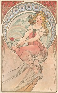 Malba, 1898 od Alphonse Mucha