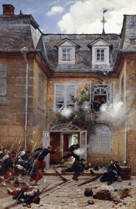 Překvapivý útok, Metz, 1884 od Alphonse Marie de Neuville