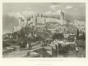 Hrad Chinon, Indre-et-Loire od Alphonse Marie de Neuville