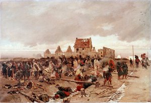 Francouzsko-pruská válka (1870): obléhání Paříže (malba