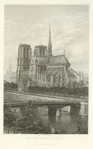 Notre-Dame, Paříž od Alphonse Marie de Neuville