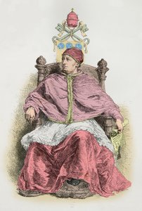 Portrét Leona 10 (rytina) od Alphonse Marie de Neuville