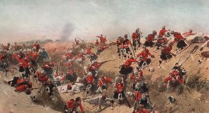Útok na Tel el Kebir Černou hlídkou, Egypt, 1882 od Alphonse Marie de Neuville