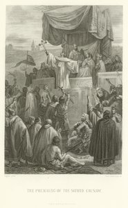Kázání druhé křížové výpravy od Alphonse Marie de Neuville