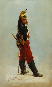 Drak, 1875 od Alphonse Marie de Neuville