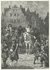 Prohlášení o odvolání ediktu z Nantes Ludvíkem XIV., 1685 od Alphonse Marie de after Neuville