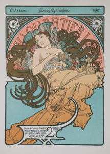 V Latinské čtvrti, 1897. od Alphonse Mucha