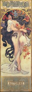 Podzim od Alphonse Mucha