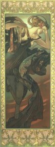 Večerní hvězda od Alphonse Mucha