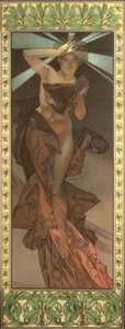 Ranní hvězda od Alphonse Mucha
