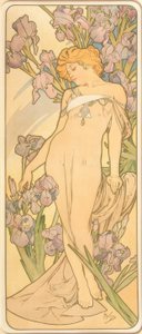 Die Iris od Alphonse Mucha