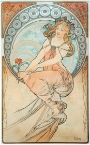 Malování od Alphonse Mucha
