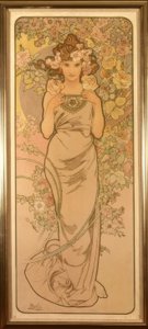 Růže od Alphonse Mucha