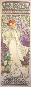 La Dame aux Camelias / Renesanční divadlo od Alphonse Mucha