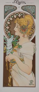 The Feather, 1899. od Alphonse Mucha