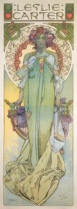 Leslie Carterová od Alphonse Mucha