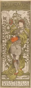 Lorenzaccio, 1896 od Alphonse Mucha