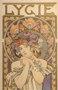 Lygie - Reprodukce dekorativních děl Muchy od Alphonse Mucha