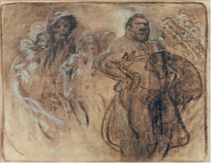 Mužský obraz od Alphonse Mucha