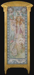Maude Adams jako Johanka z Arku, 1909 od Alphonse Mucha