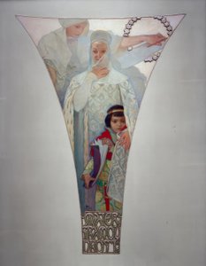 Mateřská moudrost - Eliška Přemyslovna od Alphonse Mucha