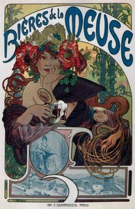 Plakát pro piva Meuse, 1897