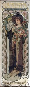 Plakát pro hru Play La Tosca od Victoriena Sardoua, 1899 od Alphonse Mucha
