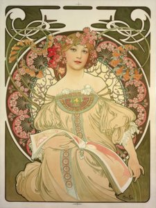 Snění od Alphonse Mucha