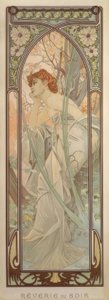 Večerní snění od Alphonse Mucha