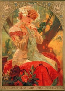 Sarah Bernhardtová od Alphonse Mucha