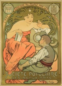 Populární společnost výtvarných umění od Alphonse Mucha