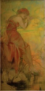 léto od Alphonse Mucha