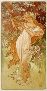 Jaro, 1896. od Alphonse Mucha