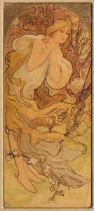 Jaro ze série Les Saisons, c. 1900. od Alphonse Mucha