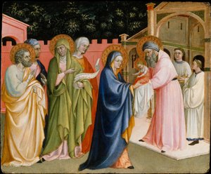 Prezentace v chrámu, pravděpodobně ca. 1430. od Alvaro Pirez