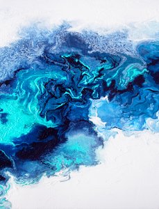 Vířící modře oceánu od Alyson Storms