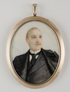 Portrét muže, pravděpodobně Richard Townsend od Amalia Kussner