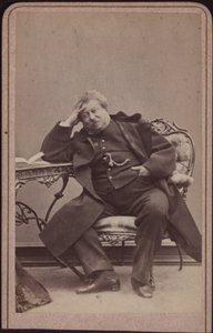 Autor Alexandre Dumas otec 1802-1870, cca 1868. od Amand Helm